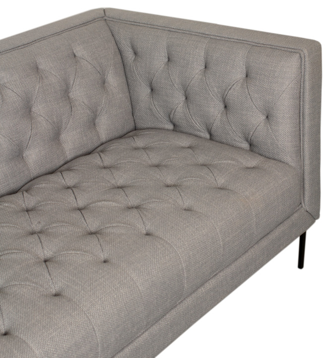 Lounge Sofa Troia Dreisitzer Light Grey ...